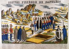 Napoleon's funeral cortege, St Helena, 1821 (1826). Artist: Anon