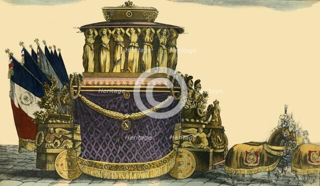 Napoleon's funeral carriage, 1840, (1921). Creator: Unknown.