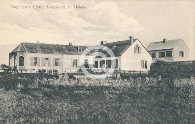 'Napoleon's House, Longwood, St. Helena', c1940. Artist: Unknown.