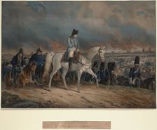 Napoleon's Retreat from Moscow, 1847. Artist: Anonymous