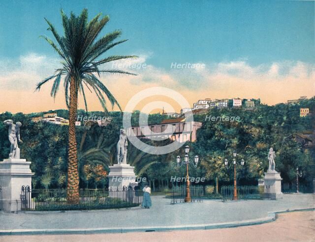 'Napoli - Entrata Villa Comunale', c1900. Creator: Unknown.