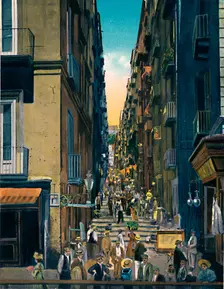 Napoli - Gradoni Di Chiaia c1900. Creator: Unknown