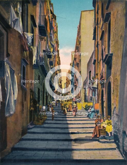 'Napoli - Pallonetti Santa Lucia', c1900. Creator: Unknown.