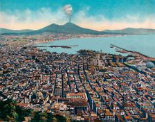 Napoli - Panorama Da S. Martino (View from San Martino), c1900. Creator: Unknown