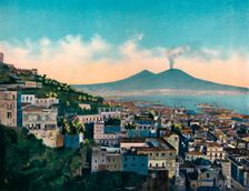 Napoli - Panorama Da Via Tasso (From Via Tasso), c1900. Creator: Unknown