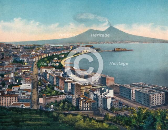 'Napoli - Panorama Da  Villa Patrizia, Vomero', (From Dilla Patrizia, Vomero), c1900. Creator: Unknown.