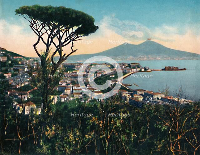 'Napoli - Panorama Dalla Tomba Di Virgilio', (Tomb of Virgil ), c1900. Creator: Unknown.