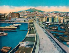 Napoli - Via Molo Col Castel S. Elmo c1900. Creator: Unknown