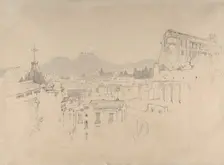 Naples, 1841 (?). Creator: John Ruskin