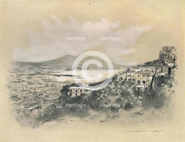 'Naples and the Bay', 1903. Artist: Mortimer L Menpes.