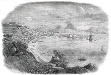Naples. Vesuvius in the Distance - from an original sketch, 1850. Creator: Unknown
