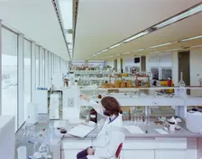 Napp Laboratories, Milton Road, Cambridge Science Park, Milton, Cambridgeshire, 06/09/1983. Creator: John Laing plc