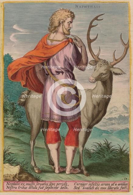 Napthali, c. 1585. Creator: Johann Sadeler I.