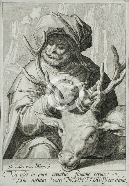Napthali, c1590. Creator: Jacques de Gheyn II.