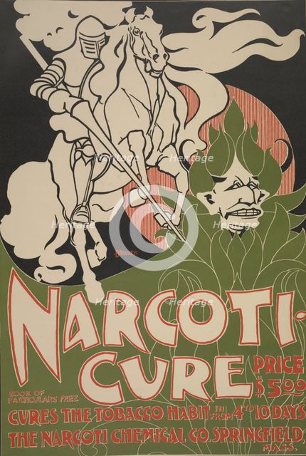 Narcoti-cure, c1895. Creator: William H Bradley.