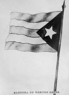 Narciso Lopez's flag, (1850s), 1920s
