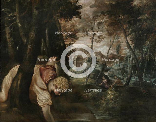 Narcissus, 1550s. Creator: Tintoretto, Jacopo (1518-1594).