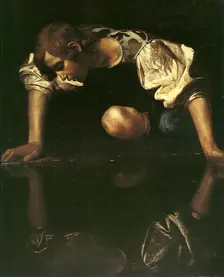 Narcissus, 1598-1599. Artist: Caravaggio, Michelangelo (1571-1610)