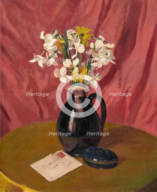 Narcissus, 1915. Creator: Vallotton, Felix Edouard (1865-1925).