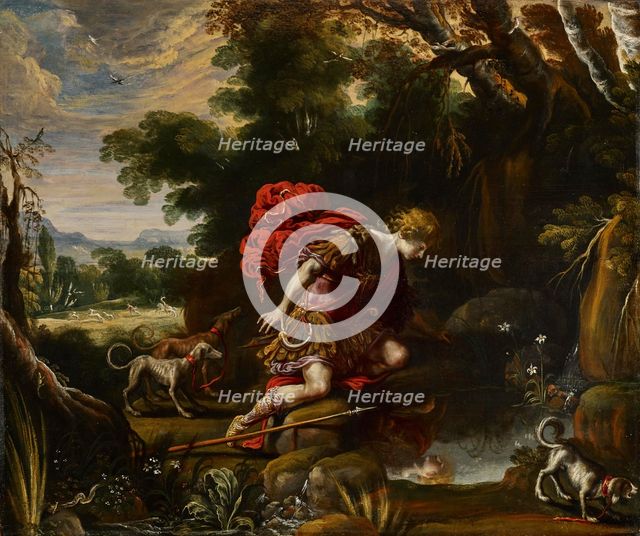 Narcissus, about 1630. Creator: Claude Vignon.