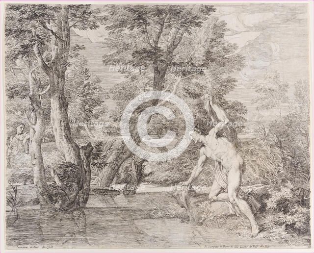 Narcissus and Echo, 17th century. Creator: Frans van der Neve.