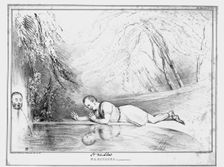 Narcissus (by particular desire.) ,1833. Creator: John Doyle