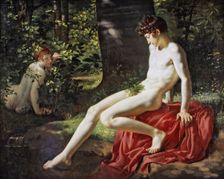 Narcissus Gazing at Himself in the Water, c1800. Creator: Gaudar de La Verdine, Auguste-Alphonse (1780-1804)