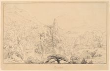 Narcissus [recto], 1828. Creator: Thomas Cole