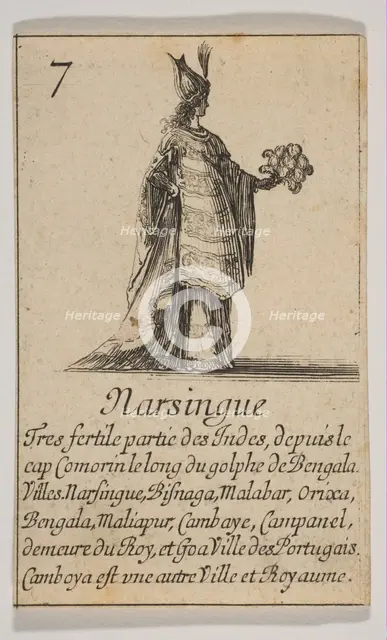 Narsingue, 1644. Creator: Stefano della Bella.