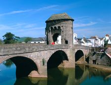 Narrow Bridge, Monmouth, Monmouthshire, Wales. Creator: Peter Thompson