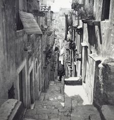Narrow street in Dubrovnik, Croatia, Yugoslavia, 1939. Creator: Unknown