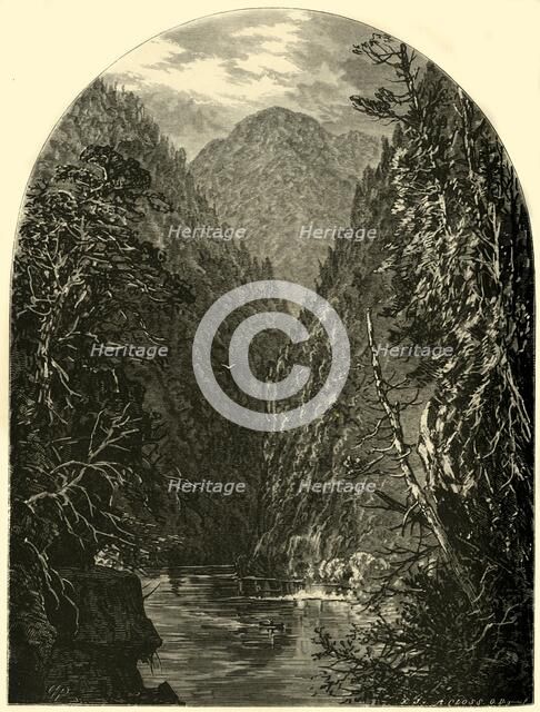 'Narrows near Lewistown', 1874.  Creator: Adolf Closs.