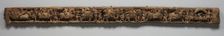 Narrative Frieze: Dignitaries in Palanquin and Bullock Cart - Architrave from a Jain…,1500s-1600s. Creator: Unknown