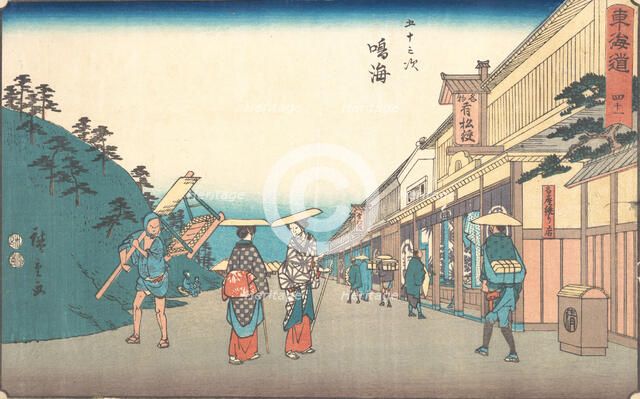 Narumi, ca. 1840., ca. 1840. Creator: Ando Hiroshige.
