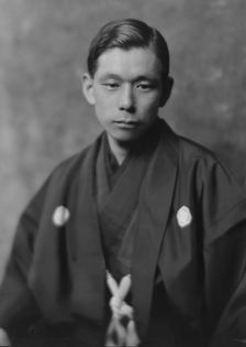Naruse, M.S., Mr., portrait photograph, 1916 or 1917. Creator: Arnold Genthe