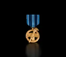 NASA Outstanding Leadership Medal awarded to Sally Ride, 1987. Creator: Unknown
