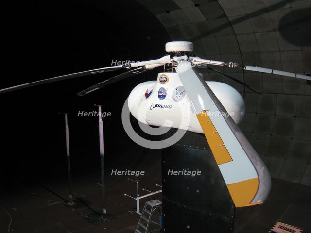 NASA research into rotor blades.  Creator: NASA.
