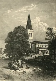 Naseby Church 1898. Creator: Unknown