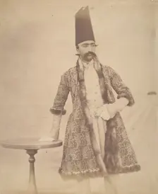 [Naser al-Din Shah], 1840s-60s. Creator: Possibly by Luigi Pesce