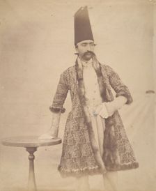 [Naser al-Din Shah], 1840s-60s. Creator: Possibly by Luigi Pesce