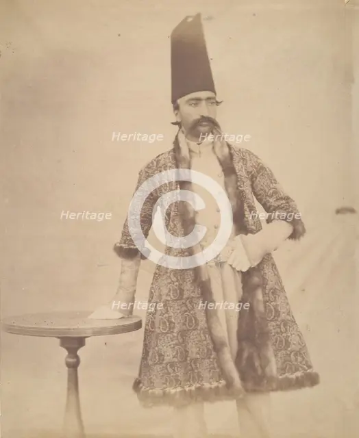 [Naser al-Din Shah], 1840s-60s. Creator: Possibly by Luigi Pesce.