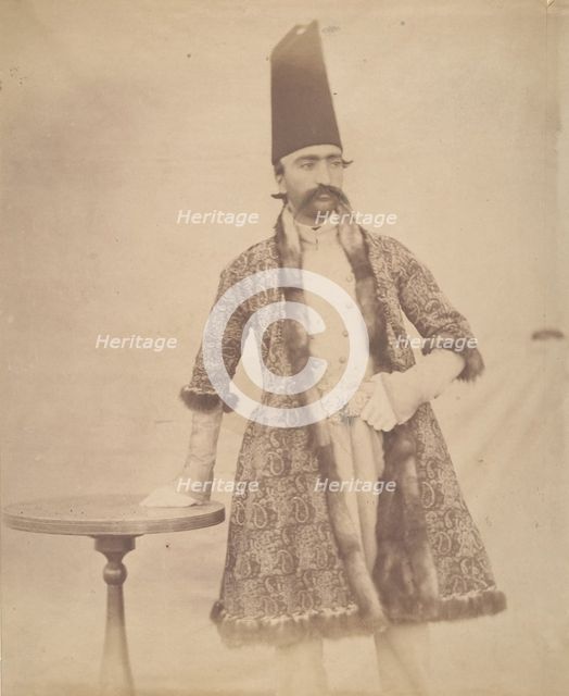 [Naser al-Din Shah], 1840s-60s. Creator: Possibly by Luigi Pesce.