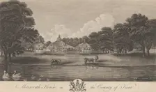 Nash Court in Boughton, in the County of Kent, from Edward Hasted's, The History and To..., 1777-90. Creator: Anon
