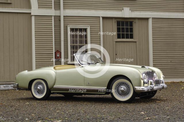 Nash Healey 1953. Artist: Simon Clay.