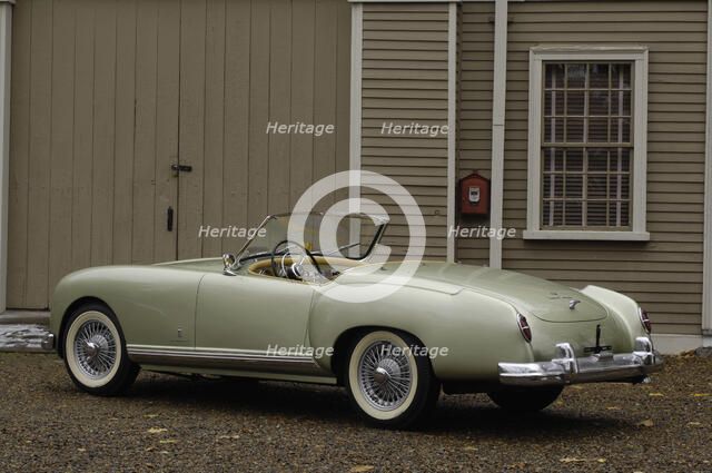 Nash Healey 1953. Artist: Simon Clay.