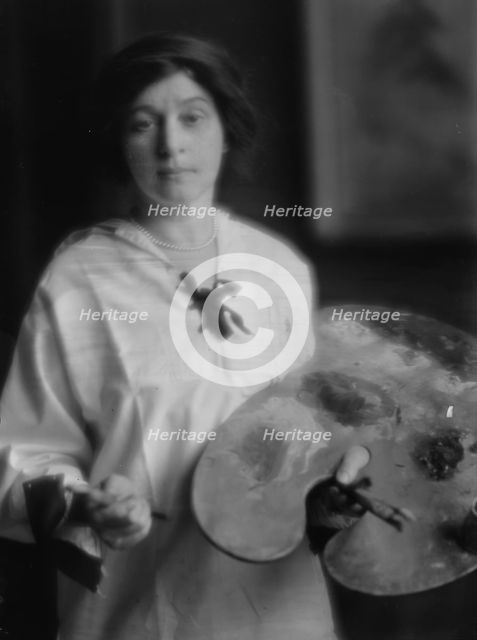 Nash, Miss (Guinness), portrait photograph, 1913 July 16. Creator: Arnold Genthe.