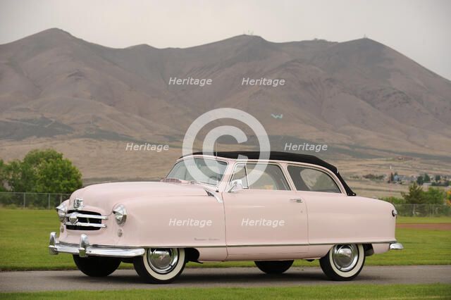Nash rolltop convertible Marilyn Monroe 1951. Artist: Simon Clay.