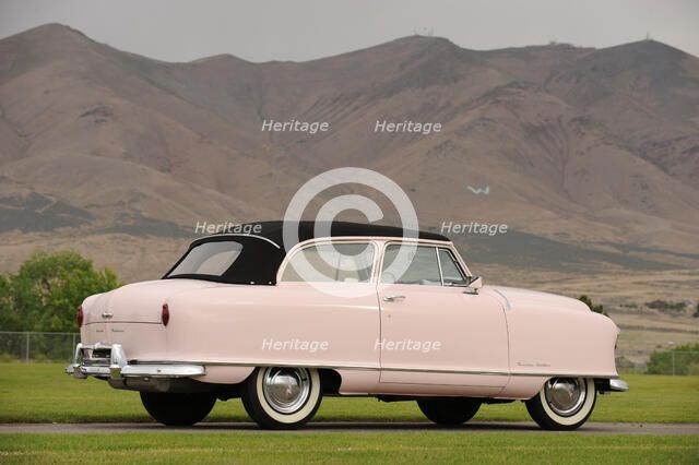 Nash rolltop convertible Marilyn monroe 1951. Artist: Simon Clay.