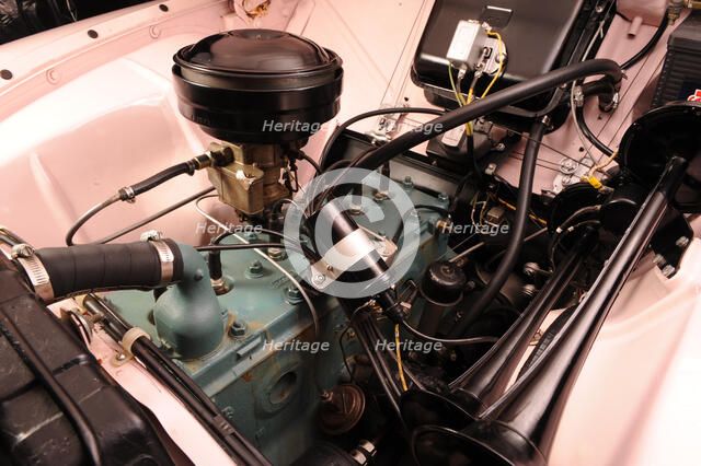 Nash rolltop convertible Marilyn Monroe 1951. Artist: Simon Clay.