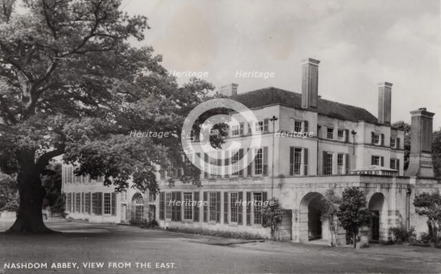 Nashdom Abbey, view from the east, c1950. Creator: Unknown.